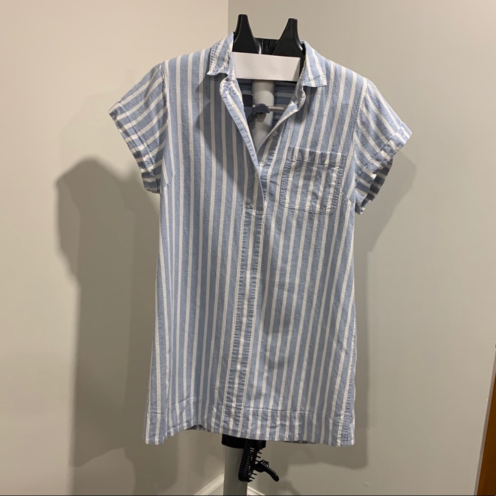 J-Crew Linen T-Shirt Dress